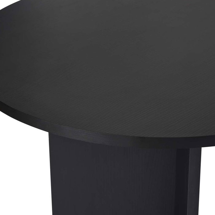 Hanah Home Sabella Mesa de Comedor extensible 200x90 cm color Madera Negra en melamina